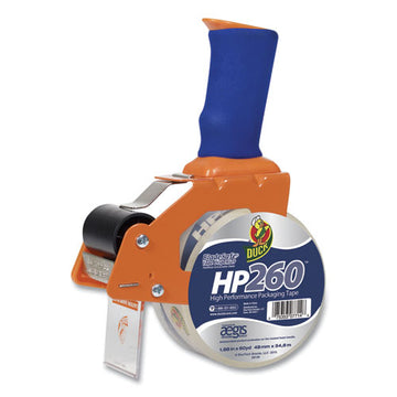 Duck® Bladesafe® Bladesafe Antimicrobial Tape Gun With One Roll Of Tape, 3" Core, For Rolls Up To 2" X 60 Yds, Orange freeshipping - TVN Wholesale